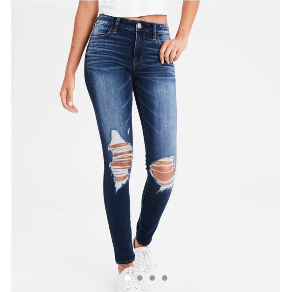 american eagle high rise jeans